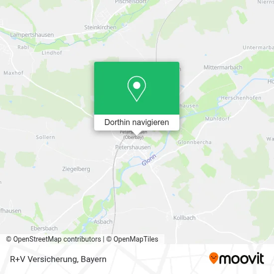 R+V Versicherung Karte