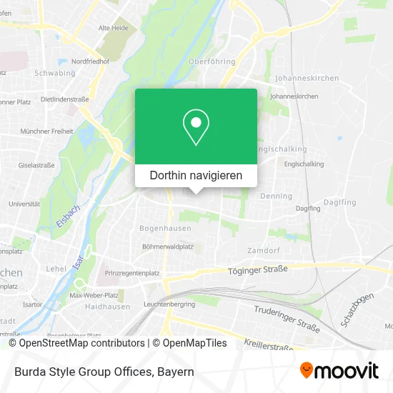 Burda Style Group Offices Karte