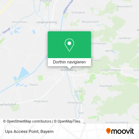 Ups Access Point Karte