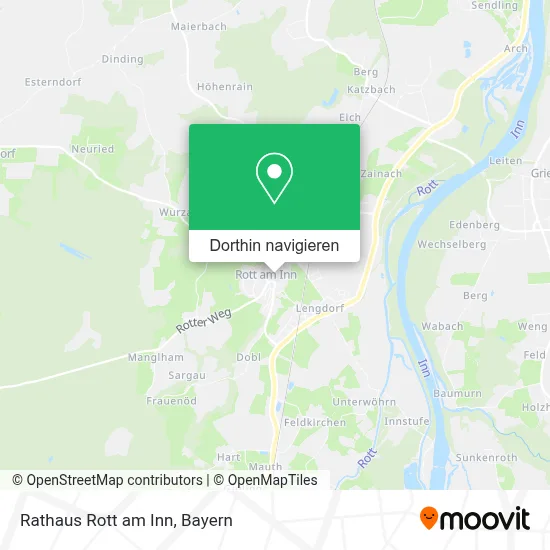 Rathaus Rott am Inn Karte