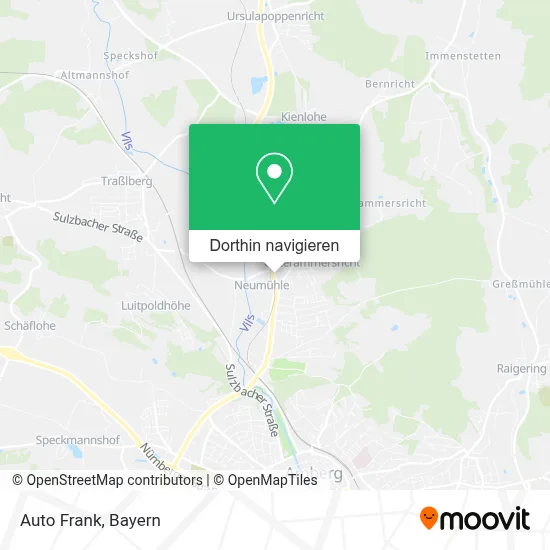 Auto Frank Karte