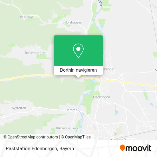 Raststation Edenbergen Karte