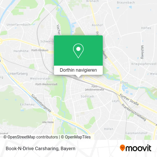 Book-N-Drive Carsharing Karte