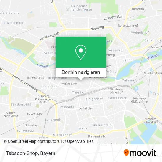 Tabacon-Shop Karte