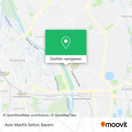 Auto Mach's Selbst Karte