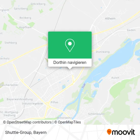 Shuttle-Group Karte