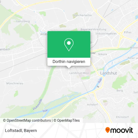 Loftstadl Karte