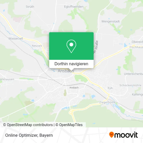 Online Optimizer Karte