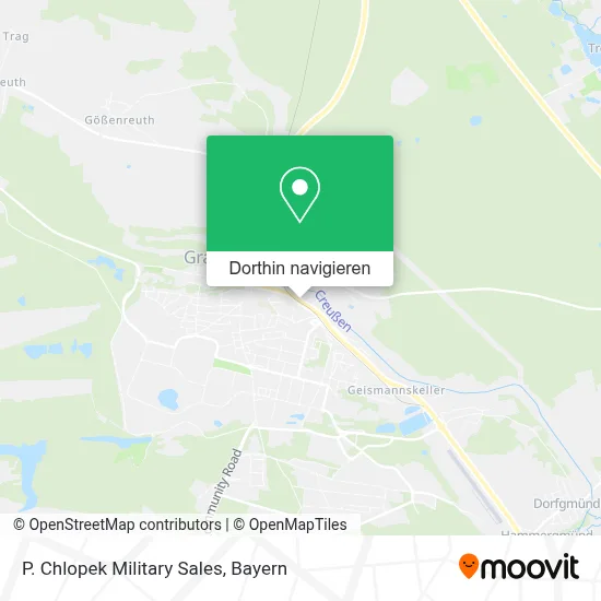 P. Chlopek Military Sales Karte