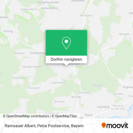 Ramsauer Albert, Petra Poolservice Karte