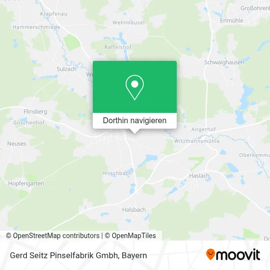 Gerd Seitz Pinselfabrik Gmbh Karte