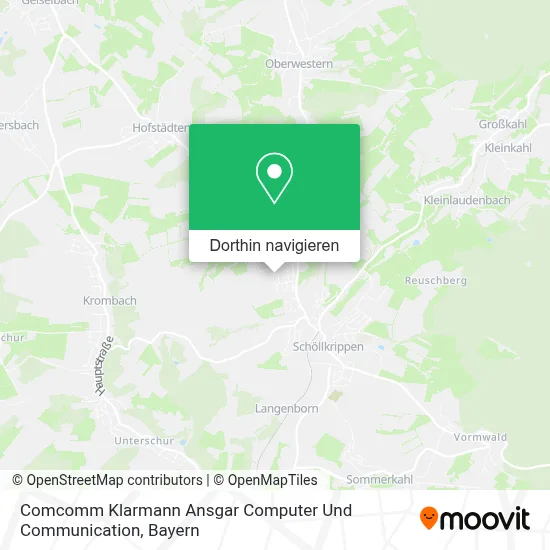 Comcomm Klarmann Ansgar Computer Und Communication Karte