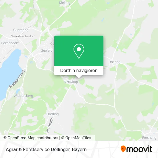 Agrar & Forstservice Dellinger Karte