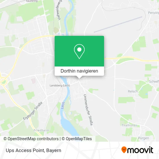 Ups Access Point Karte