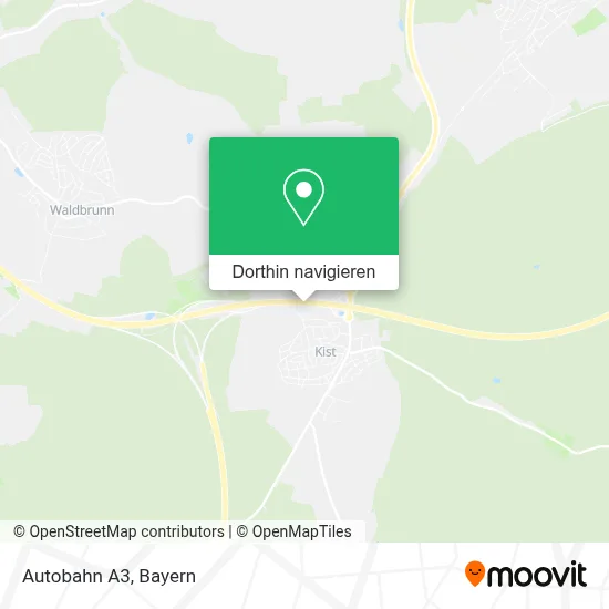 Autobahn A3 Karte