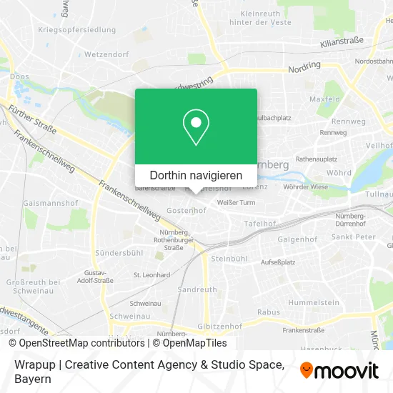 Wrapup | Creative Content Agency & Studio Space Karte