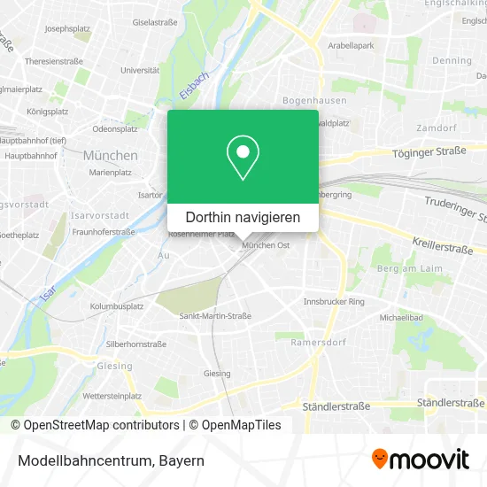 Modellbahncentrum Karte