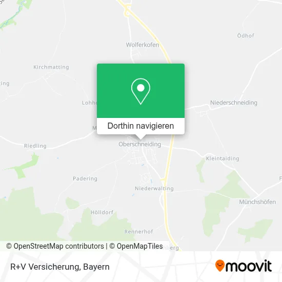 R+V Versicherung Karte