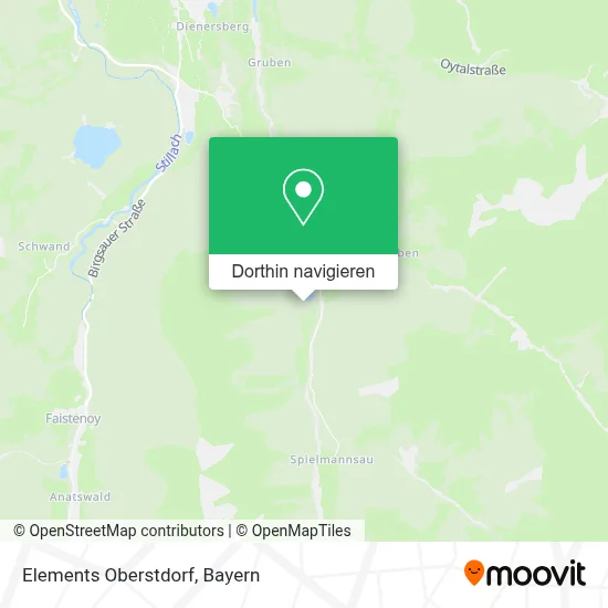 Elements Oberstdorf Karte