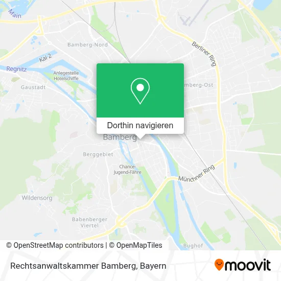 Rechtsanwaltskammer Bamberg Karte