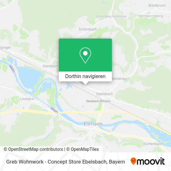 Greb Wohnwork - Concept Store Ebelsbach Karte