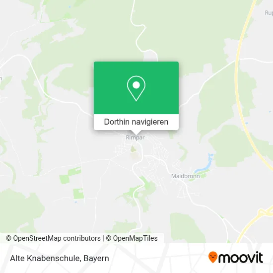 Alte Knabenschule Karte
