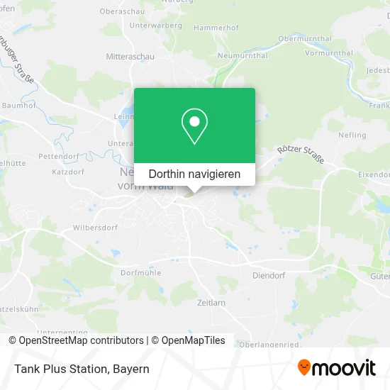 Tank Plus Station Karte