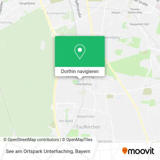 See am Ortspark Unterhaching Karte