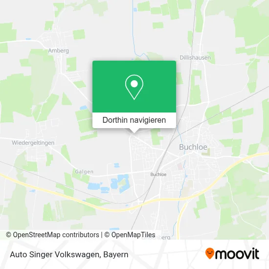 Auto Singer Volkswagen Karte