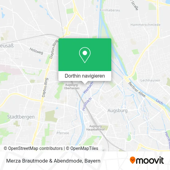Merza Brautmode & Abendmode Karte
