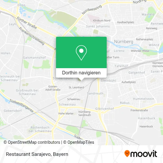 Restaurant Sarajevo Karte
