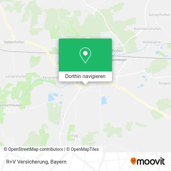 R+V Versicherung Karte