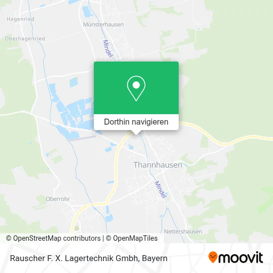 Rauscher F. X.  Lagertechnik Gmbh Karte