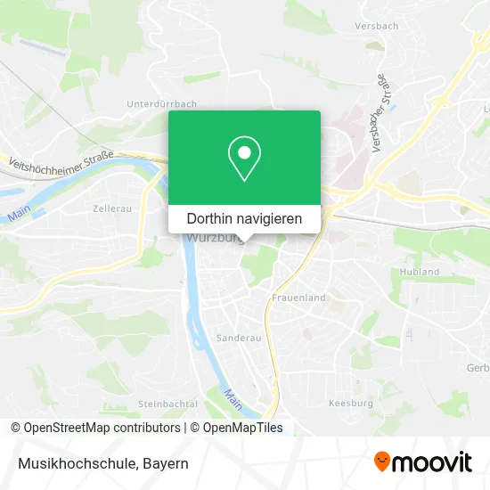 Musikhochschule Karte