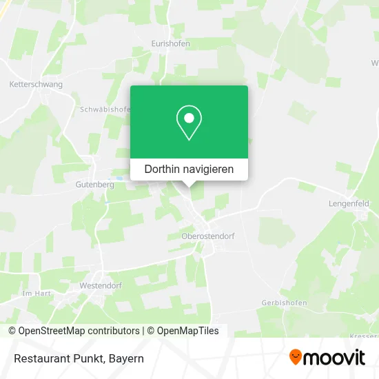 Restaurant Punkt Karte