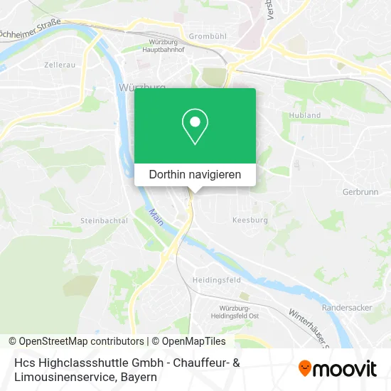 Hcs Highclassshuttle Gmbh - Chauffeur- & Limousinenservice Karte