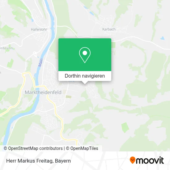 Herr Markus Freitag Karte