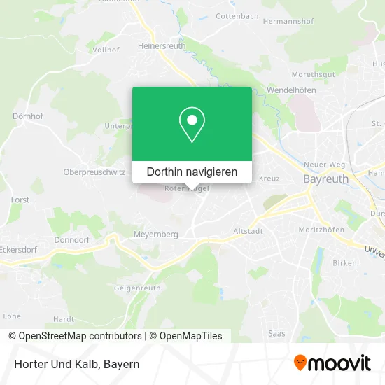 Horter Und Kalb Karte