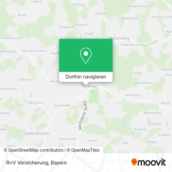 R+V Versicherung Karte