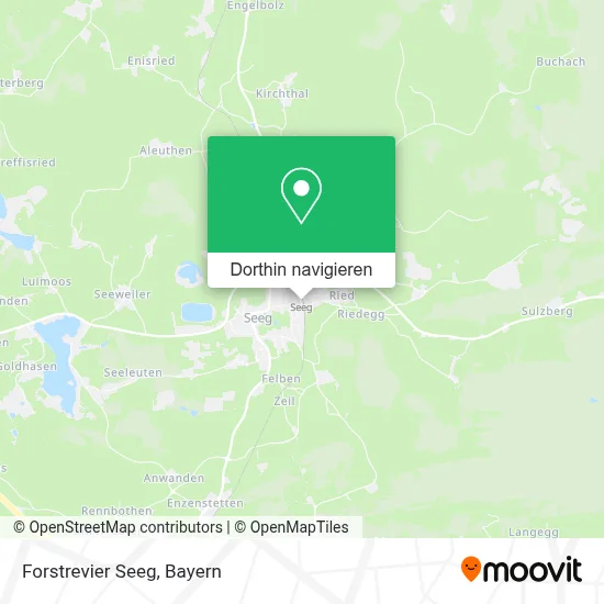 Forstrevier Seeg Karte