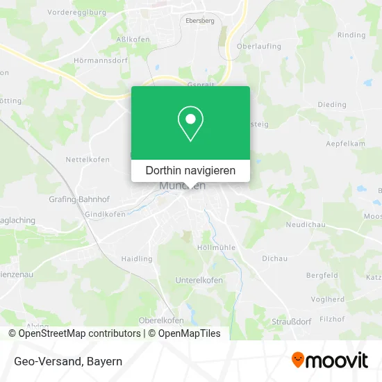 Geo-Versand Karte