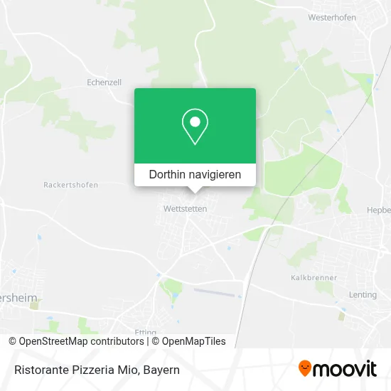 Ristorante Pizzeria Mio Karte