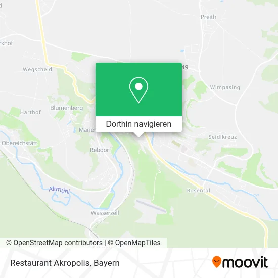 Restaurant Akropolis Karte