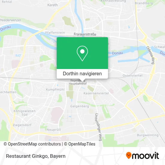 Restaurant Ginkgo Karte