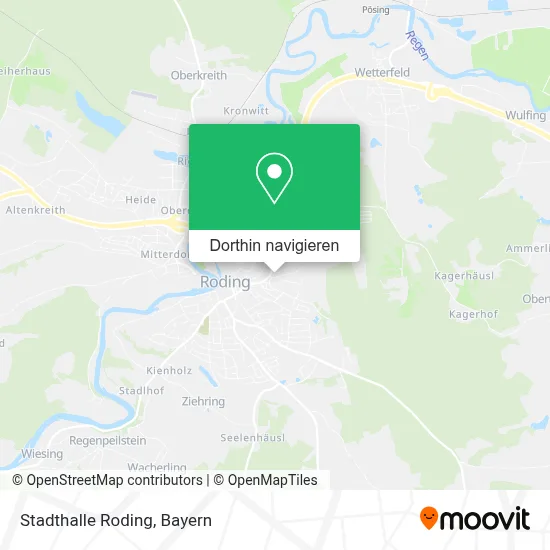 Stadthalle Roding Karte