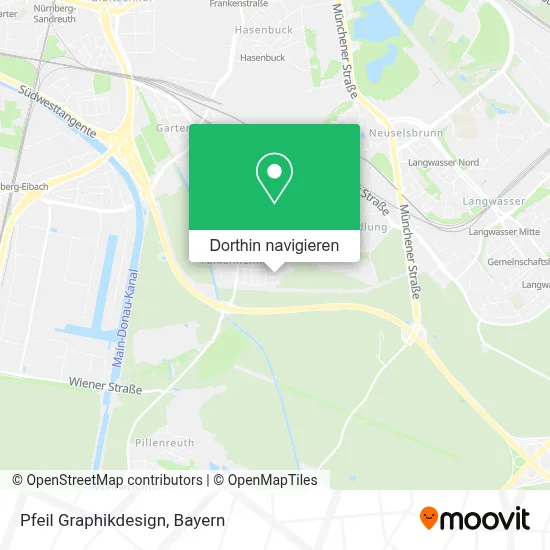 Pfeil Graphikdesign Karte