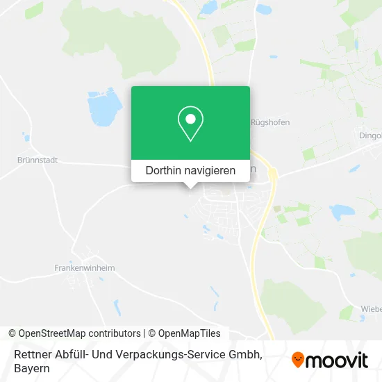 Rettner Abfüll- Und Verpackungs-Service Gmbh Karte