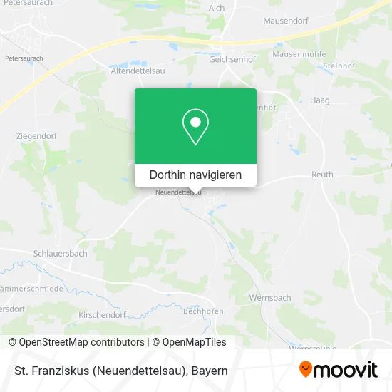 St. Franziskus (Neuendettelsau) Karte