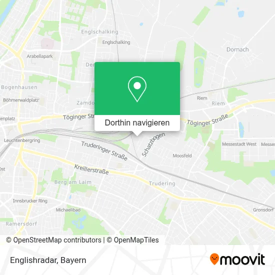 Englishradar Karte