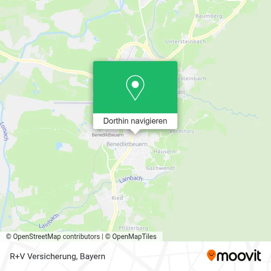 R+V Versicherung Karte